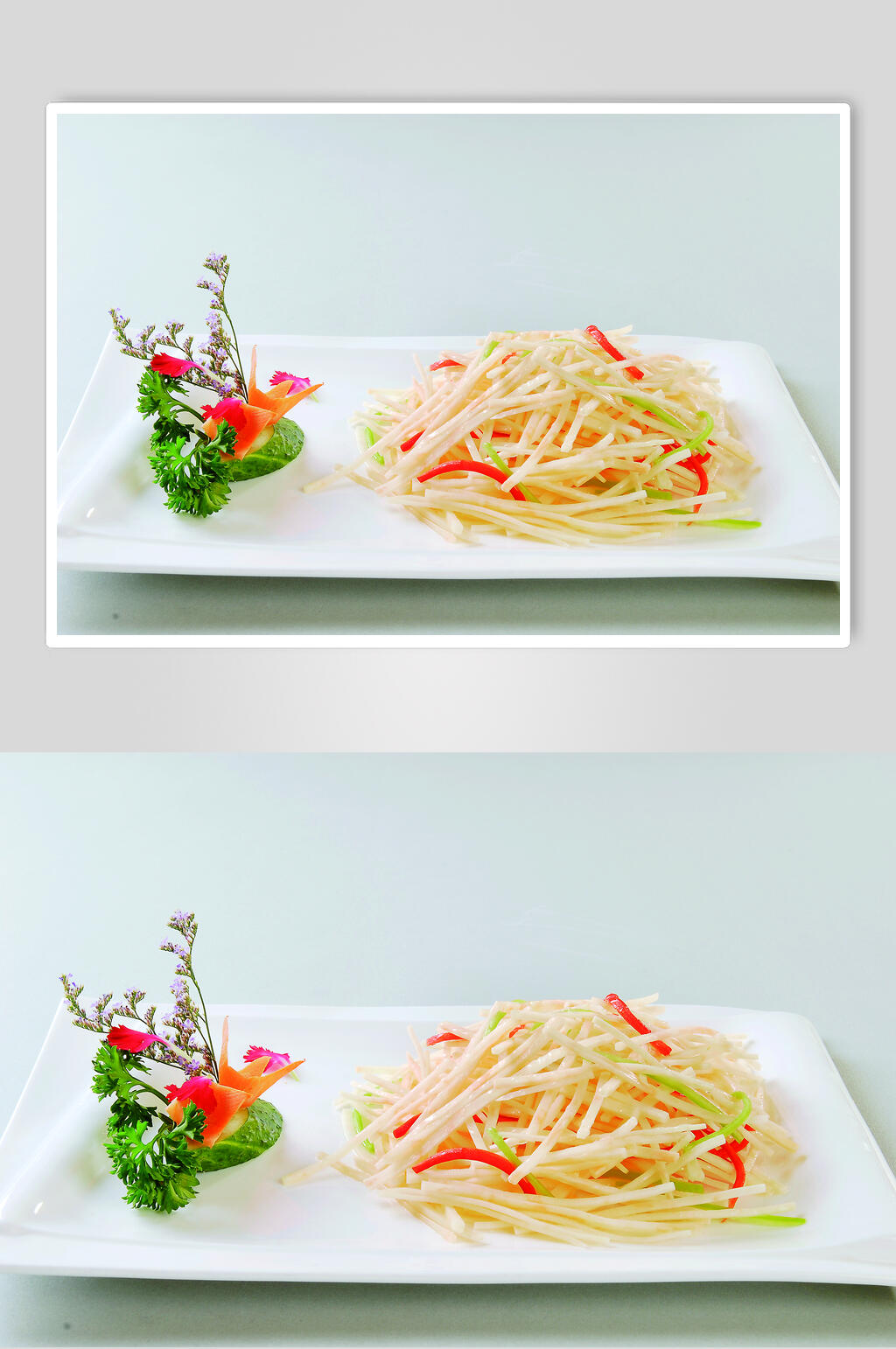 老陈醋炒薯条食物摄影图片素材
