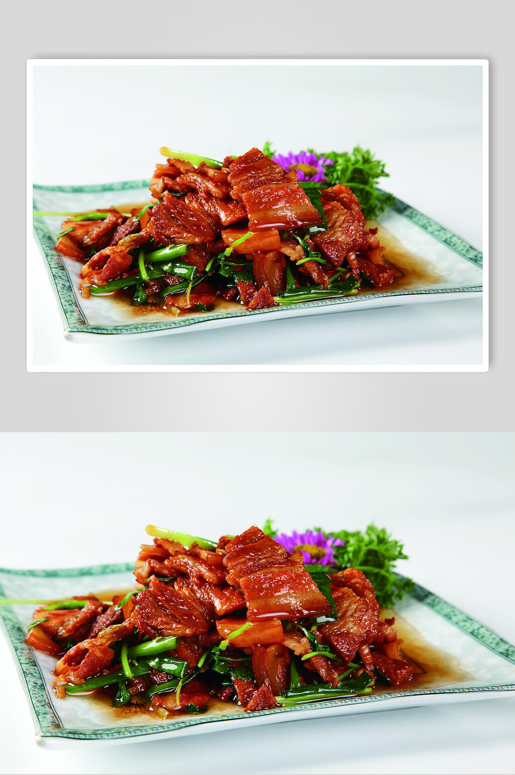 湘式小炒肉食物摄影图片素材