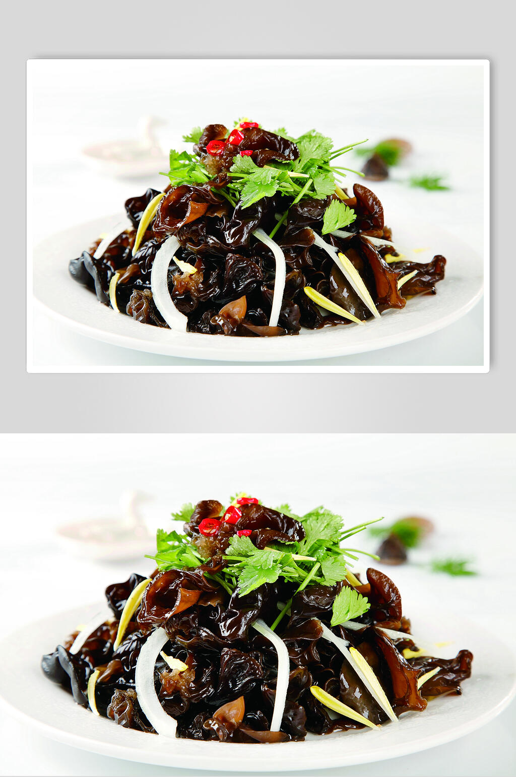 菊香木耳食物摄影图片素材