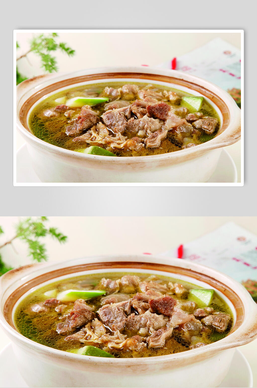 萝卜炖牛肉食物摄影图片素材