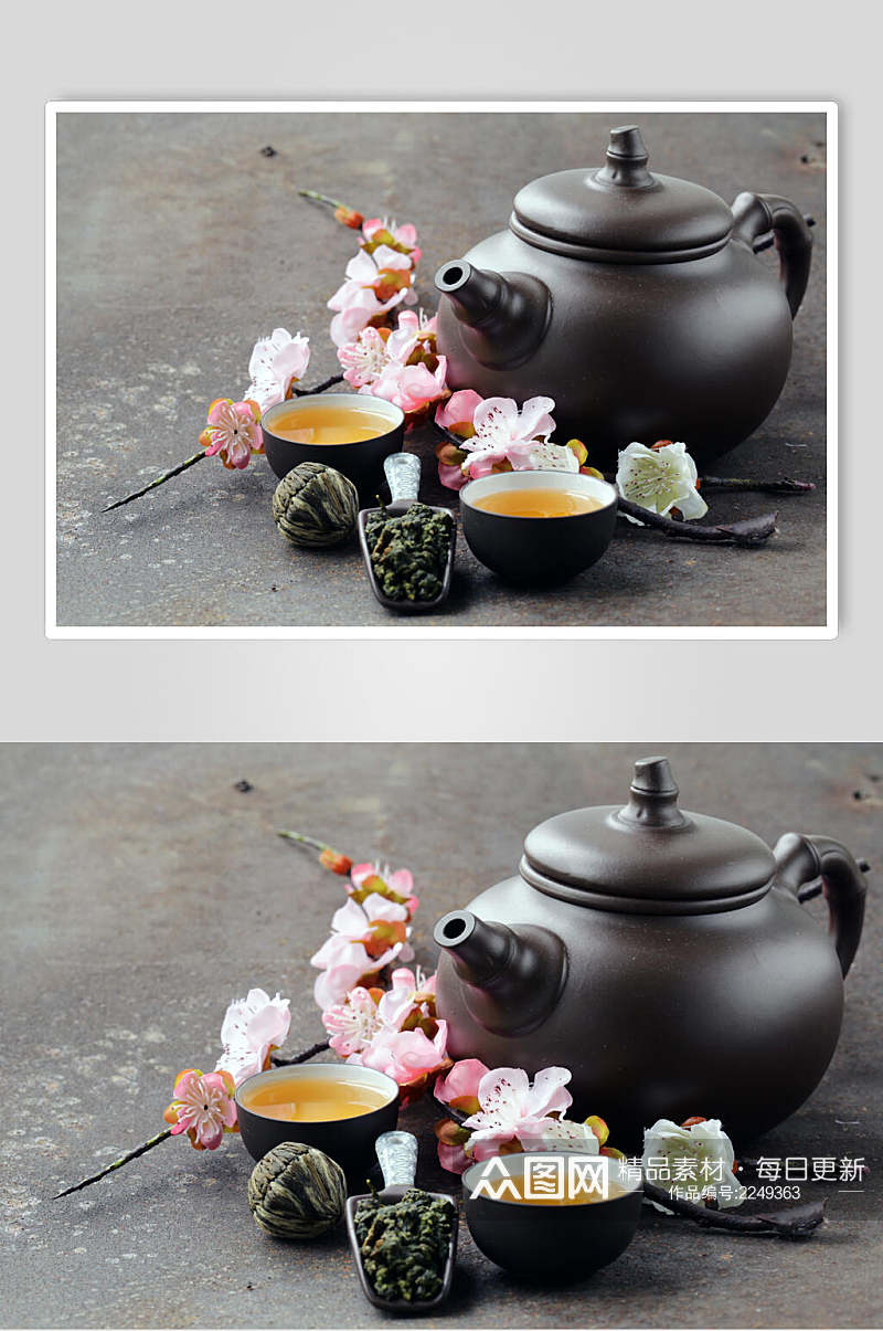 精致高档茶具摄影图片素材
