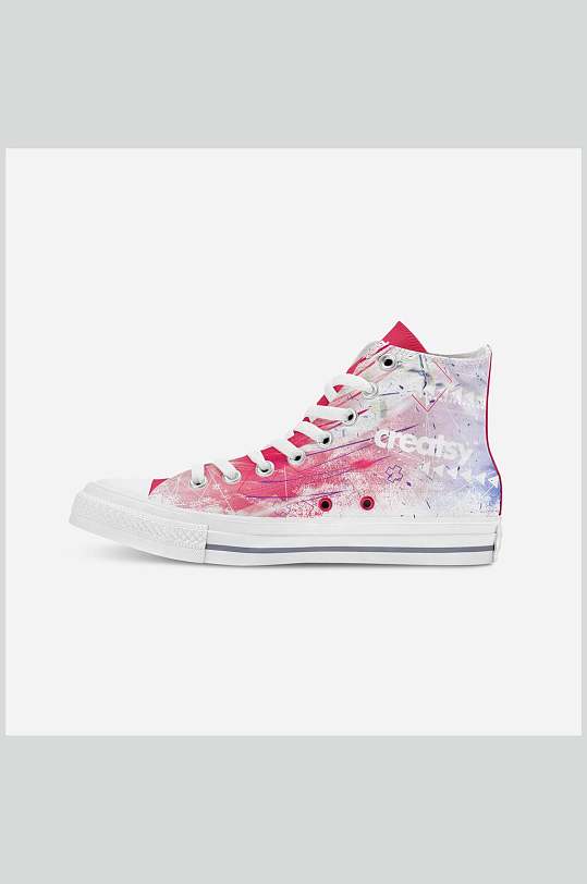 大气高级女士帆布鞋样机