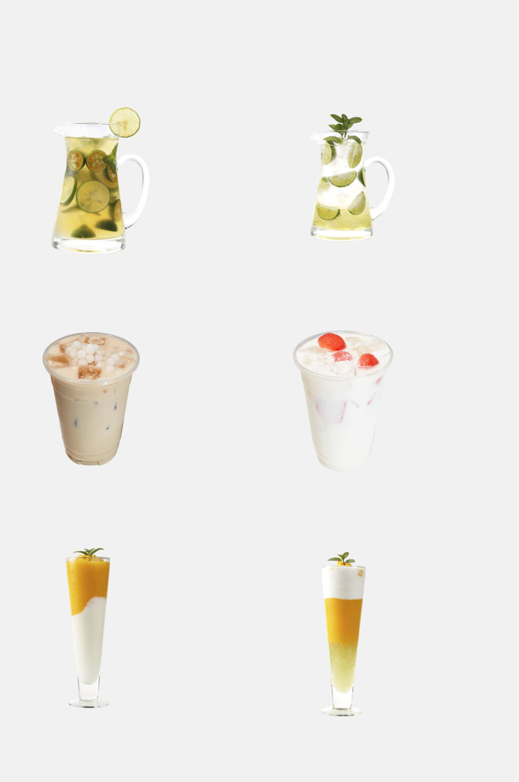奶茶水果茶果汁奶茶免抠素材素材