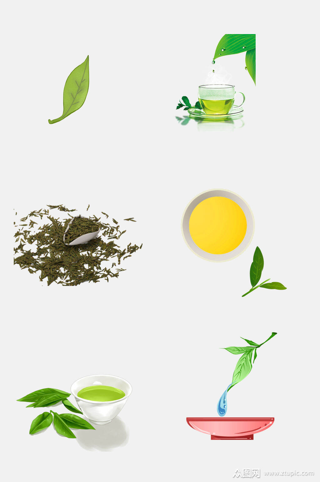 茶香茶叶新茶绿茶免抠素材模板下载-编号2254932-众图网