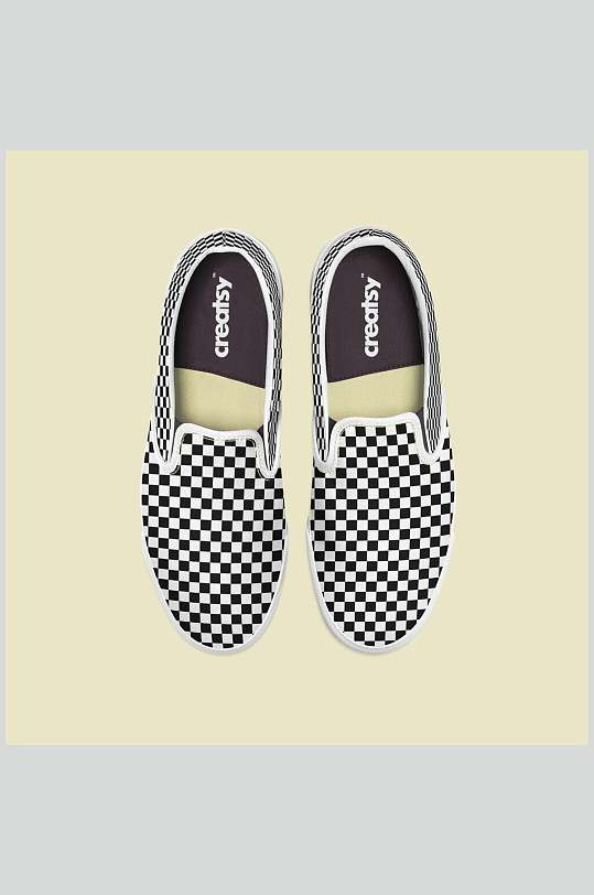 大气自然家居帆布鞋样机