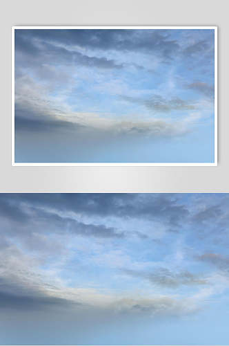 自然风景平流层云天空背景图片