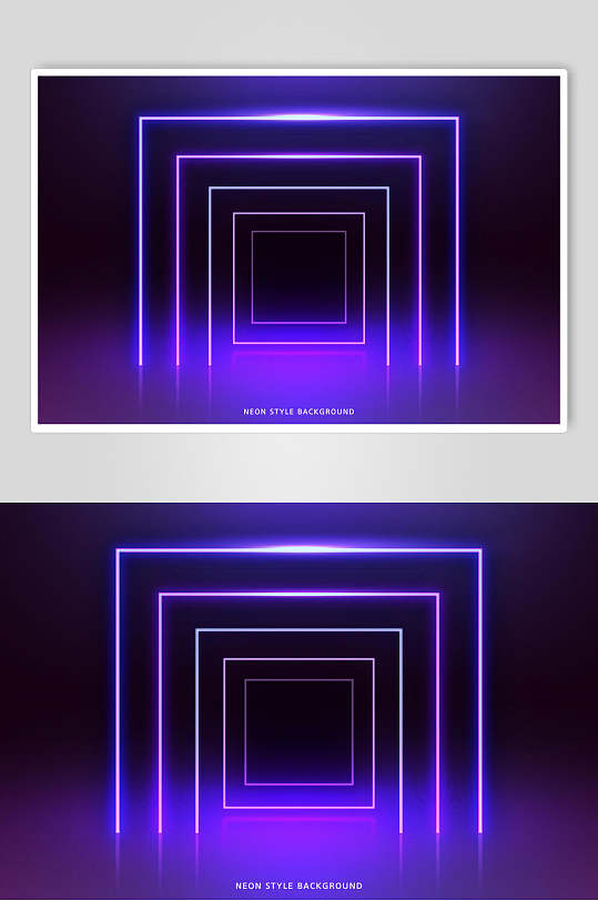 大气创意几何紫色背景素材