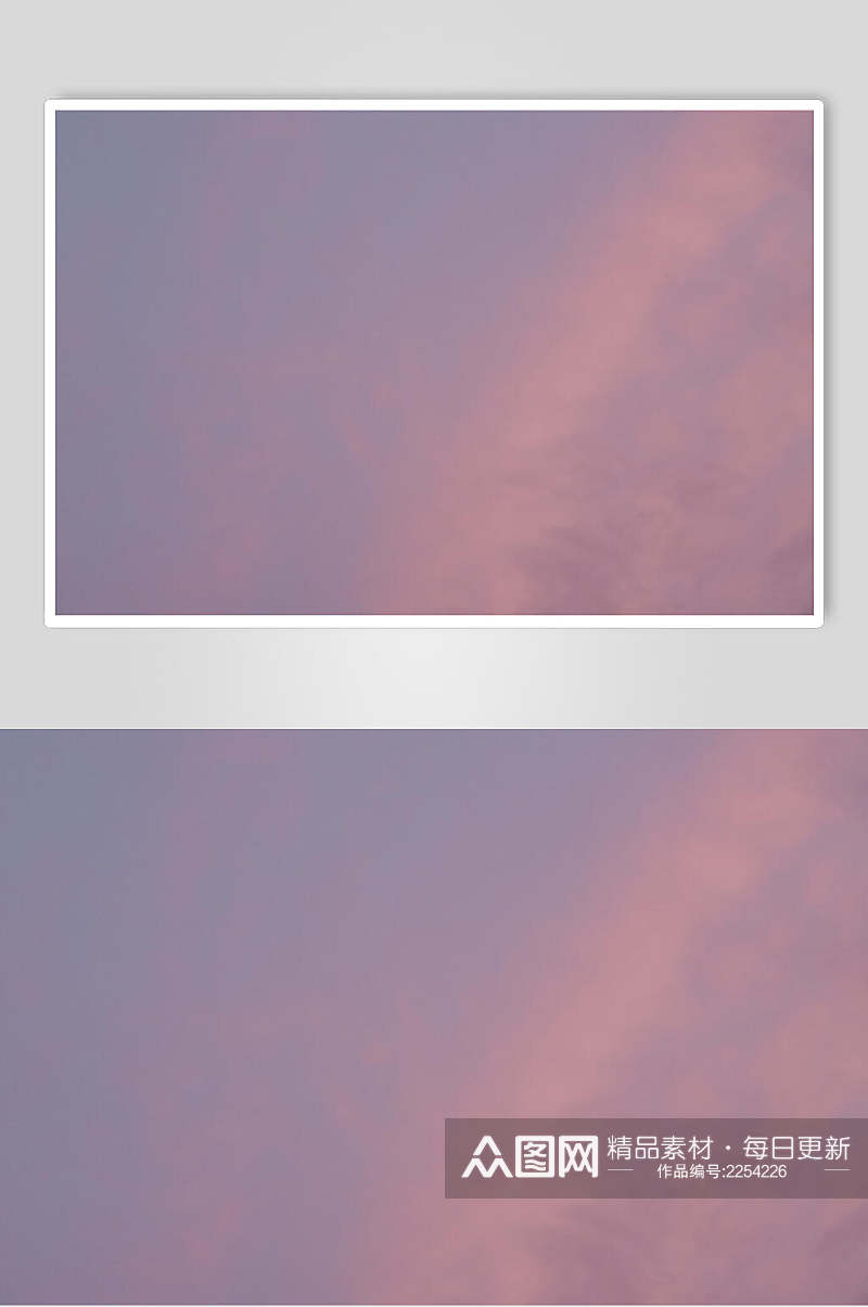 梦幻紫色天空摄影图素材
