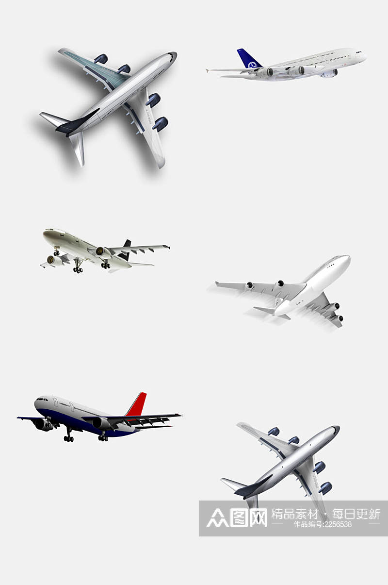 模型飞机航空旅行免抠素材素材