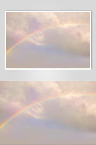 美丽彩虹天空背景图片