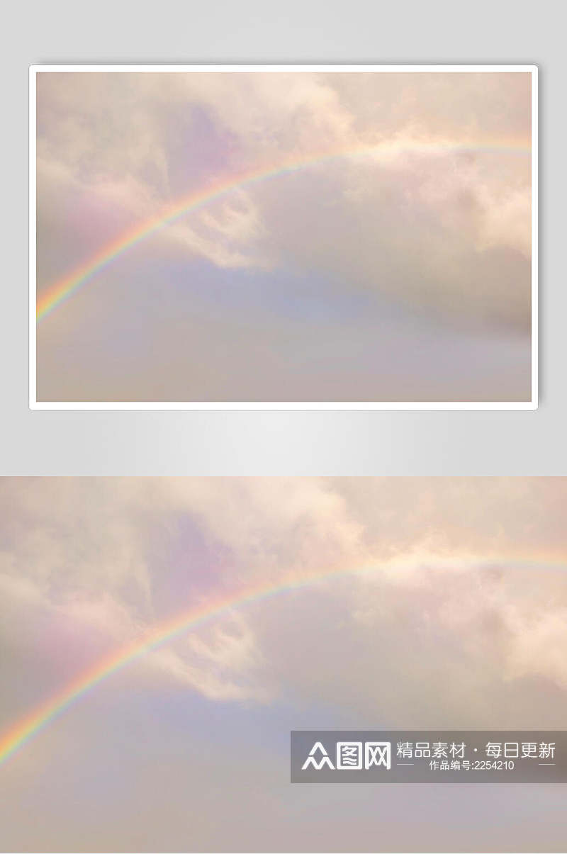 美丽彩虹天空背景图片素材