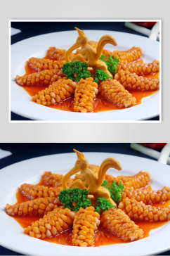 热菜松果鱼食品图片