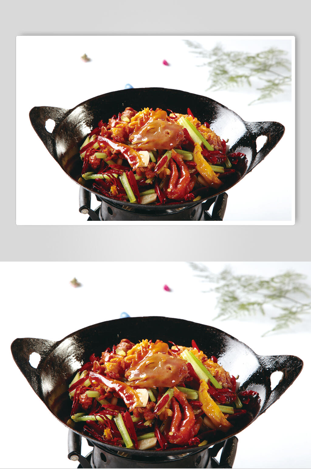干锅手撕鸡美食高清图片素材