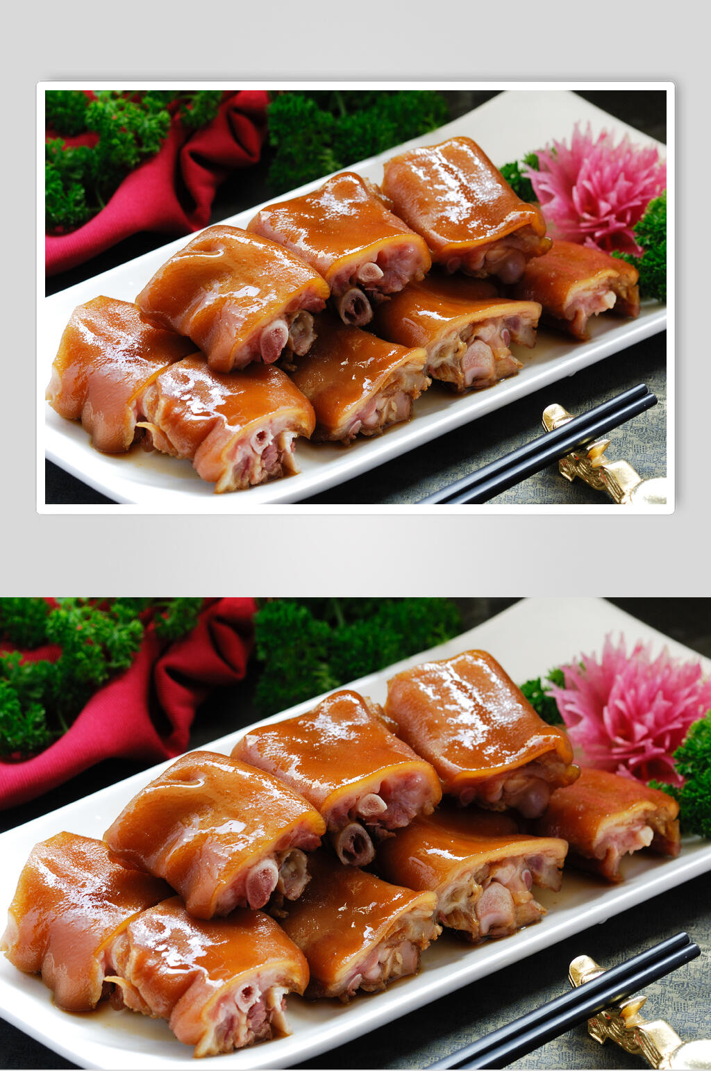 特色辣猪手美食图片素材