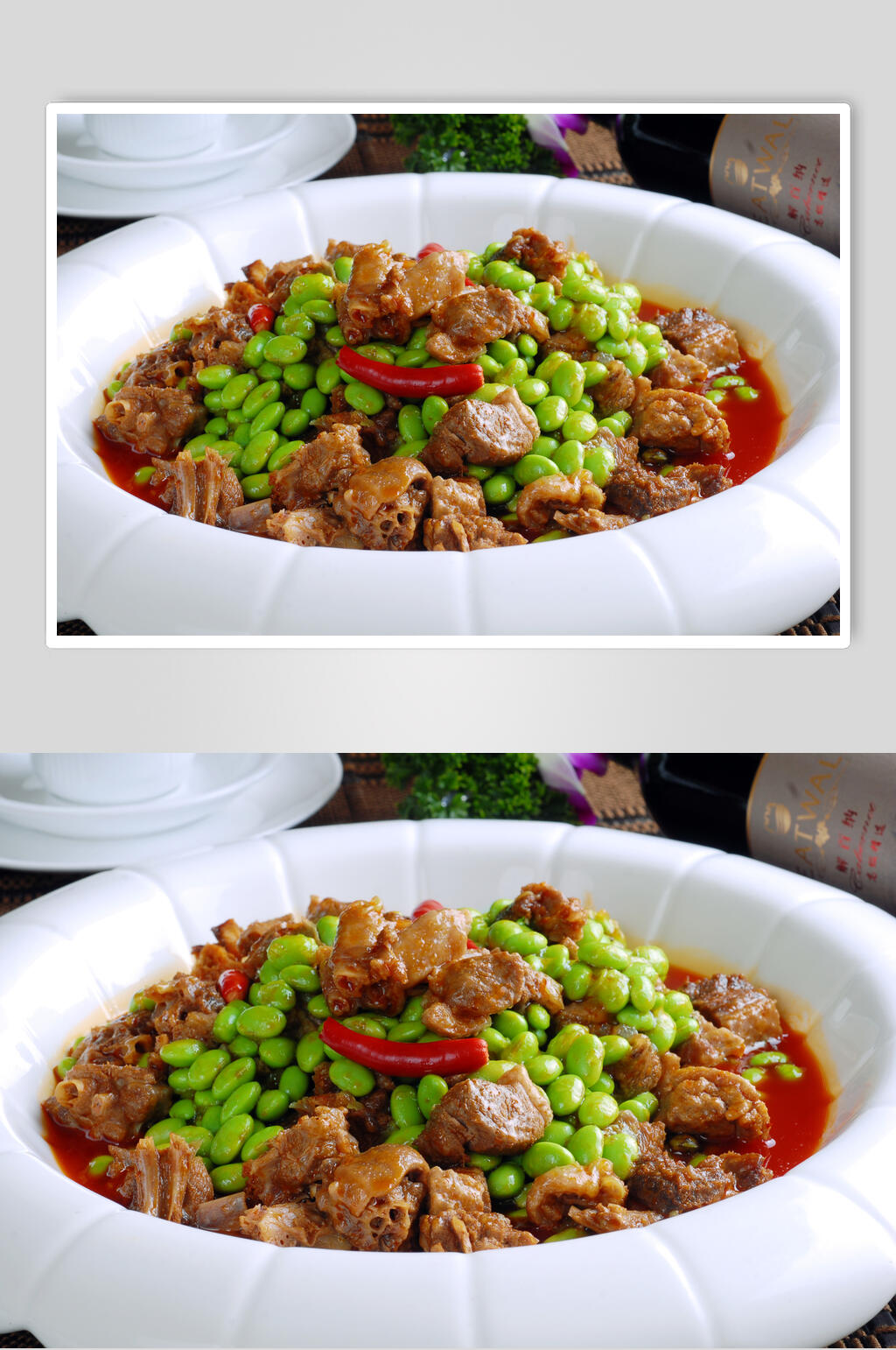 青豆焖大雁食品高清图片素材