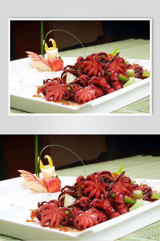 酱爆八爪鱼食物图片