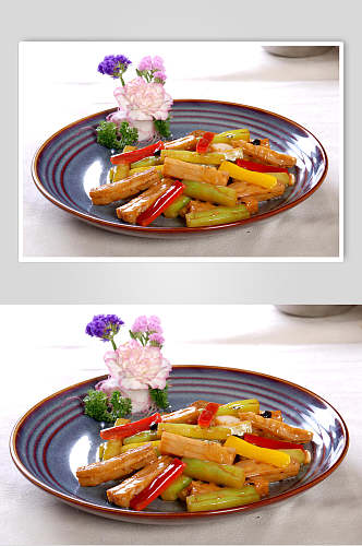 酿莲藕炒凉瓜食品图片