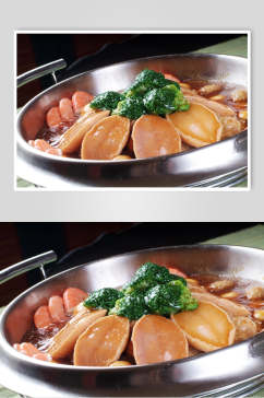 热大鲍鱼全家福食品图片