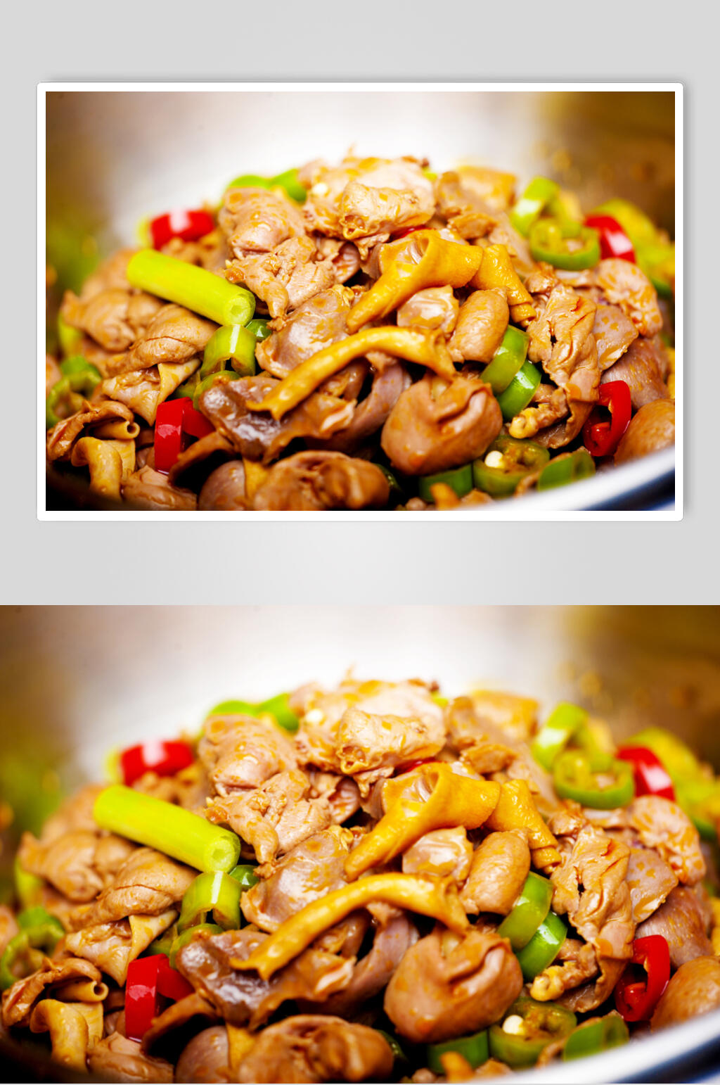 干锅鸡杂美食高清图片素材