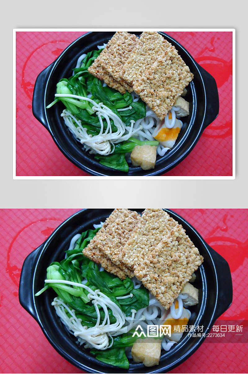 特色砂锅米线食物图片素材