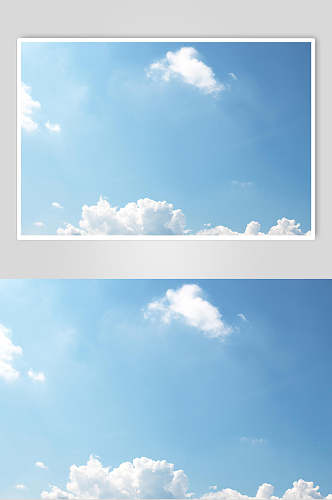 唯美蓝天白云摄影图片