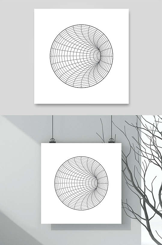 圆形几何图形元素