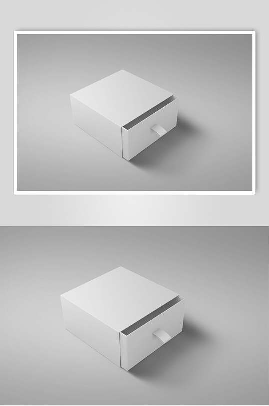 高档炫酷盒子样机设计立即下载高档简约景盒子vi样机高档极简奶茶盒子
