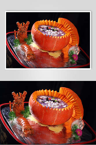 香芋龙虾仔美食图片