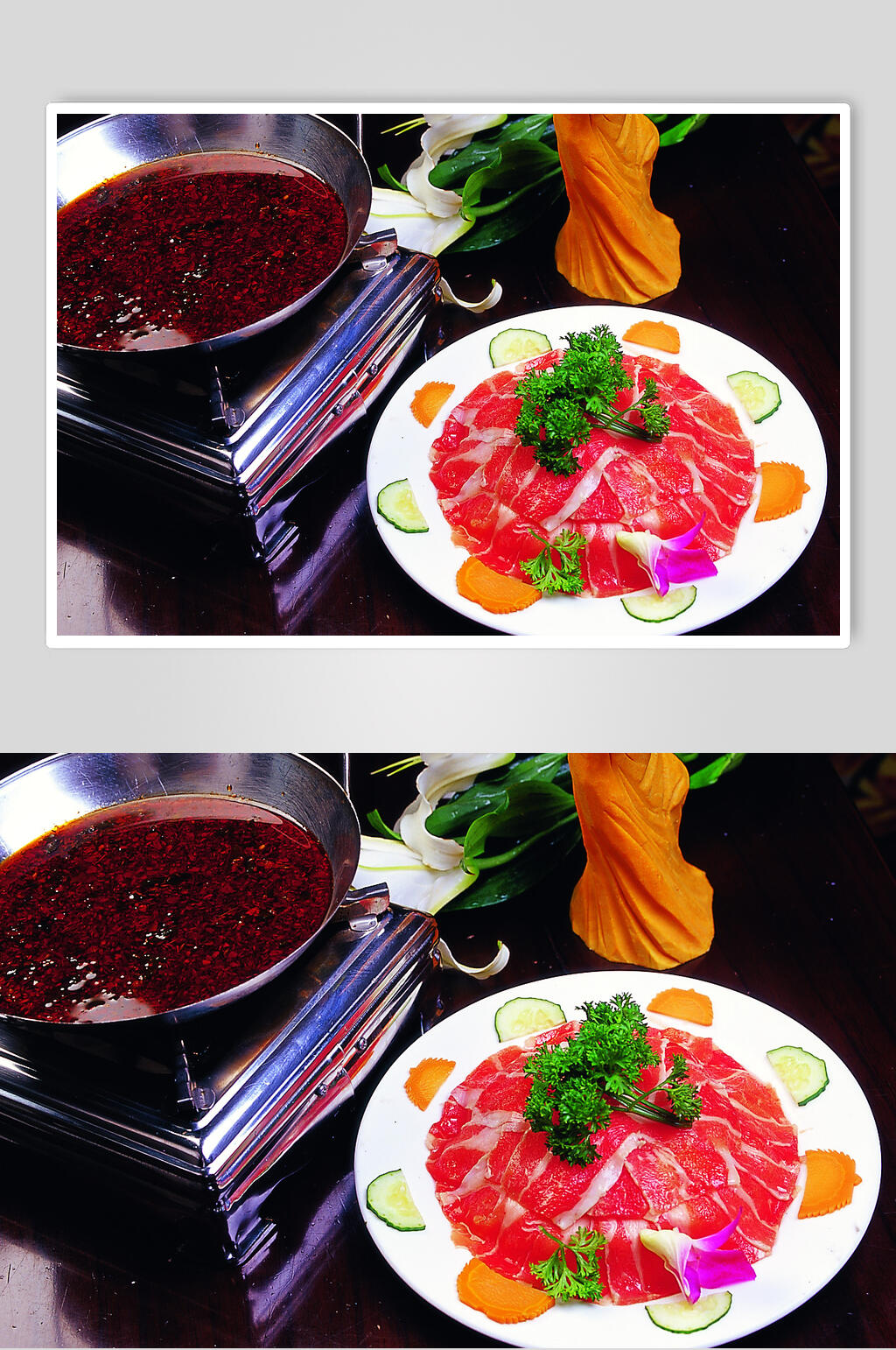 干锅肥牛美食高清图片素材