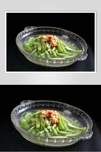 热菜瑶柱丝瓜美食图片