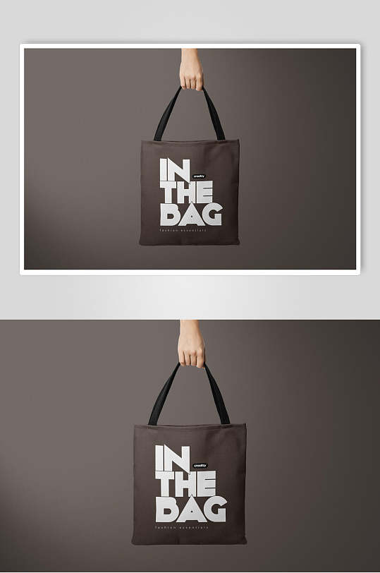 典雅大气服装帆布袋样机