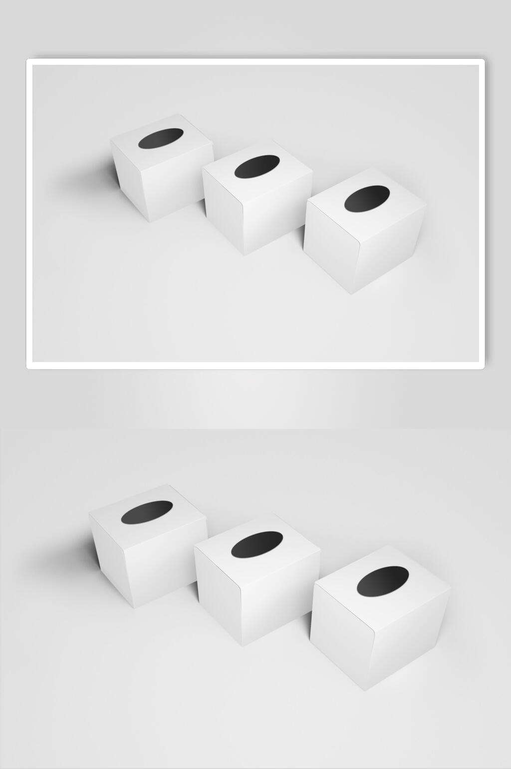 商务别致简洁纸巾样机模板下载-编号2993097-众图网