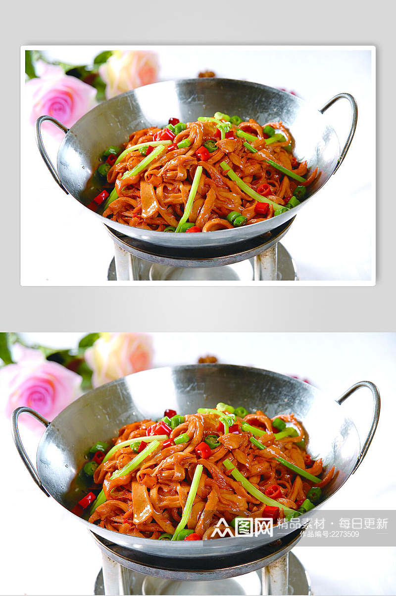 干锅面筋餐饮食物图片素材