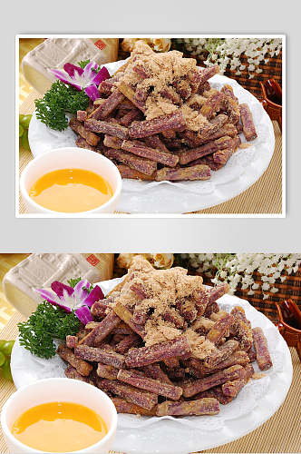 肉松紫薯食品图片
