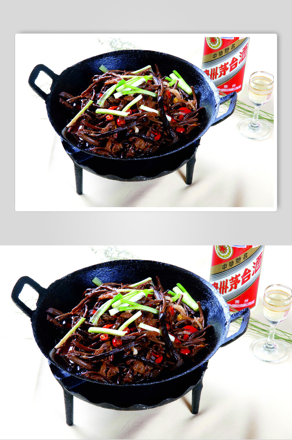 香辣干锅茶树菇餐饮食物图片素材