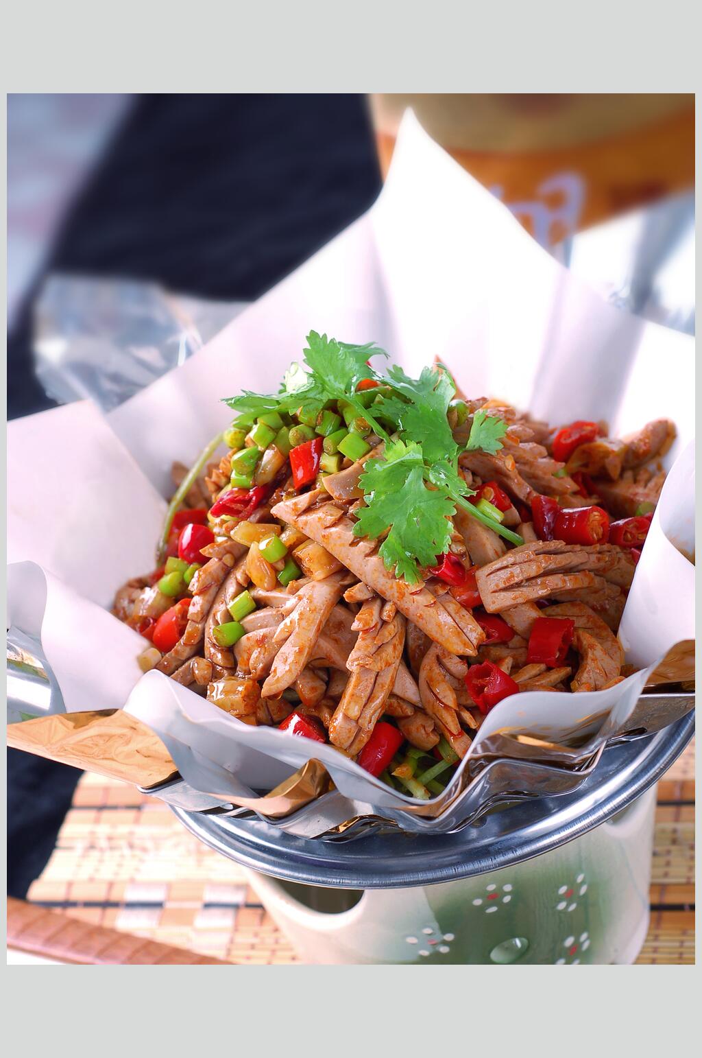 口味凤尾腰花美食图片素材