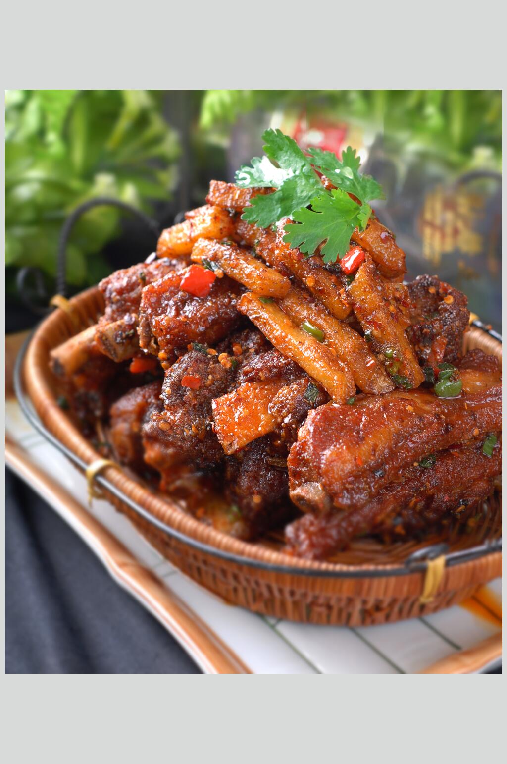 手抓排骨美食图片素材