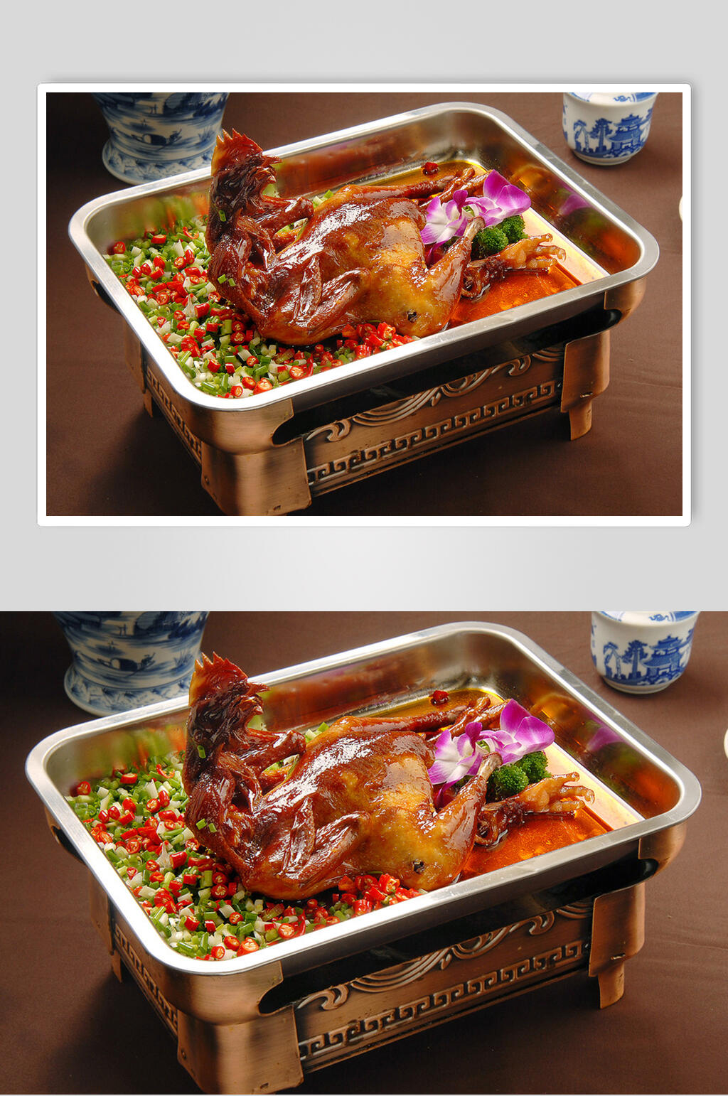 状元鸡美食高清图片素材