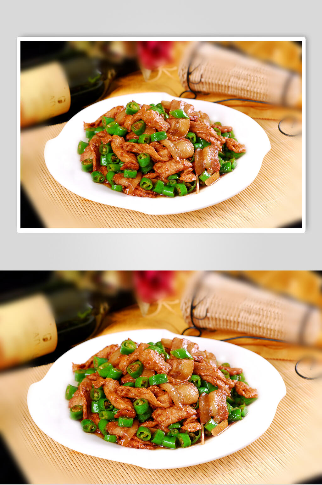 农家小炒肉食品图片素材
