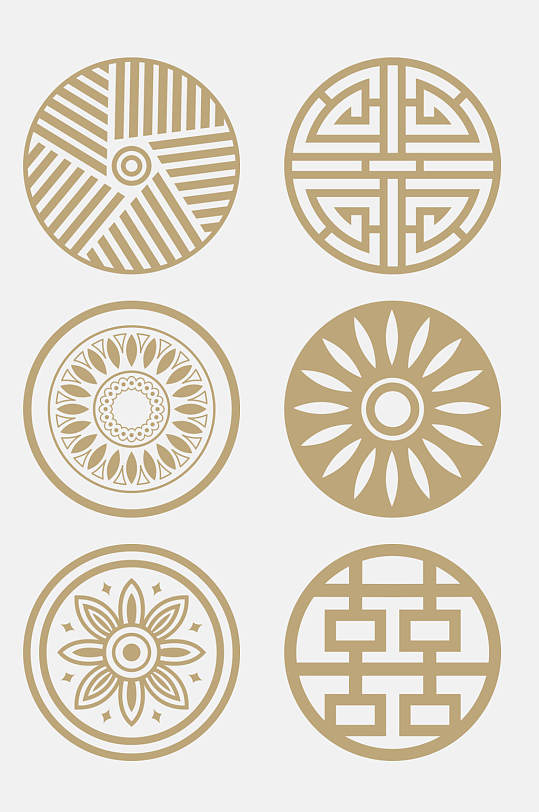 金色圆形元素-金色圆形元素图片-金色圆形元素素材下载-众图网