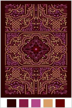红色地毯图案素材