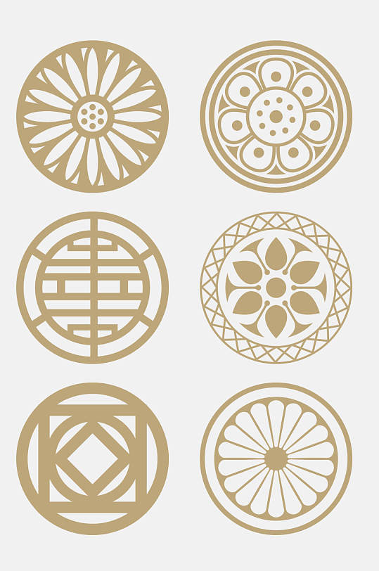 金色圆形元素-金色圆形元素图片-金色圆形元素素材下载-众图网