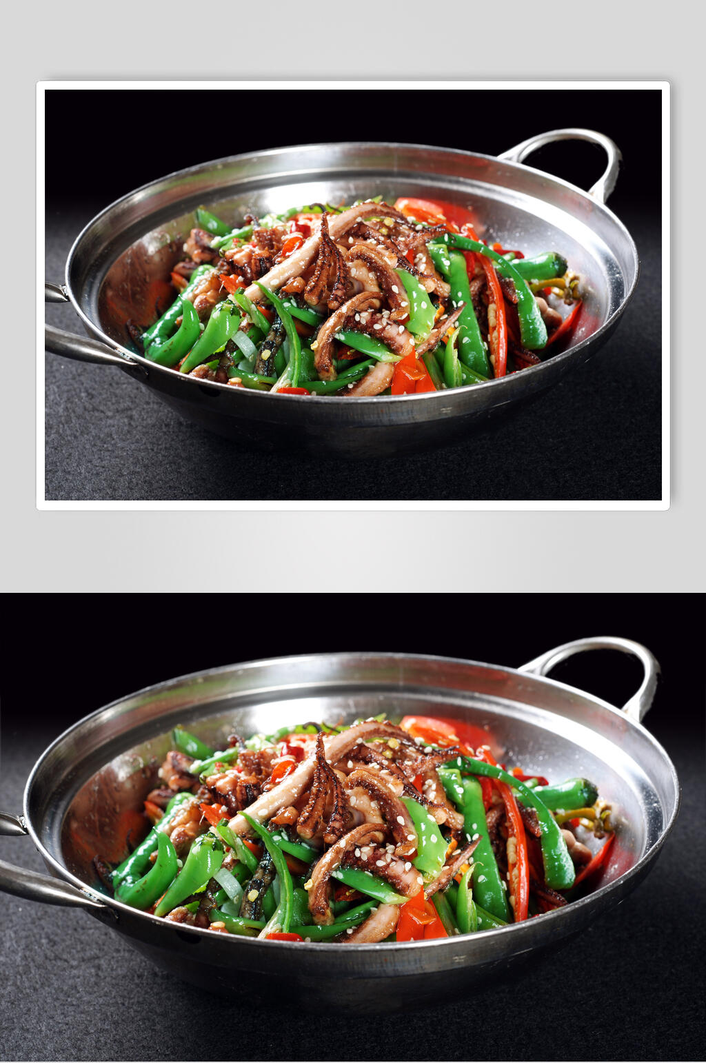 香煎鱿鱼须食品图片素材