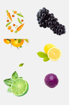 清新蔬果水果免抠元素
