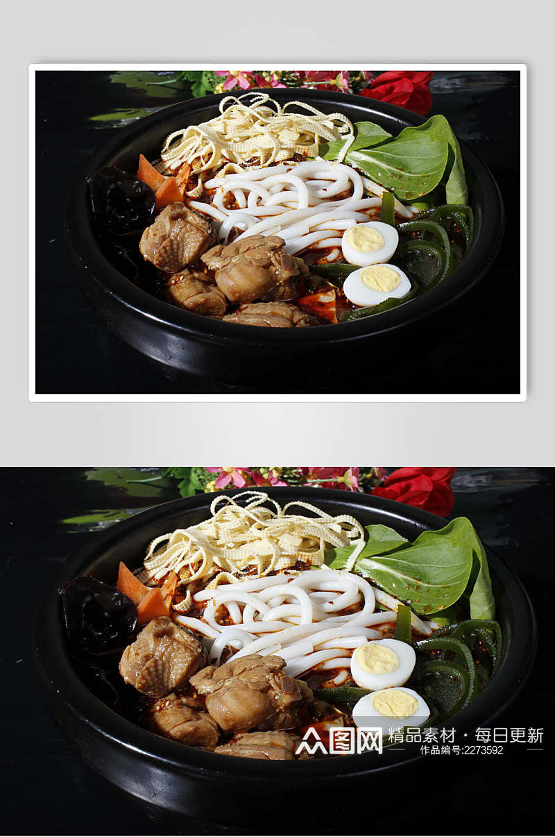 招牌美味砂锅米线餐饮食物图片素材