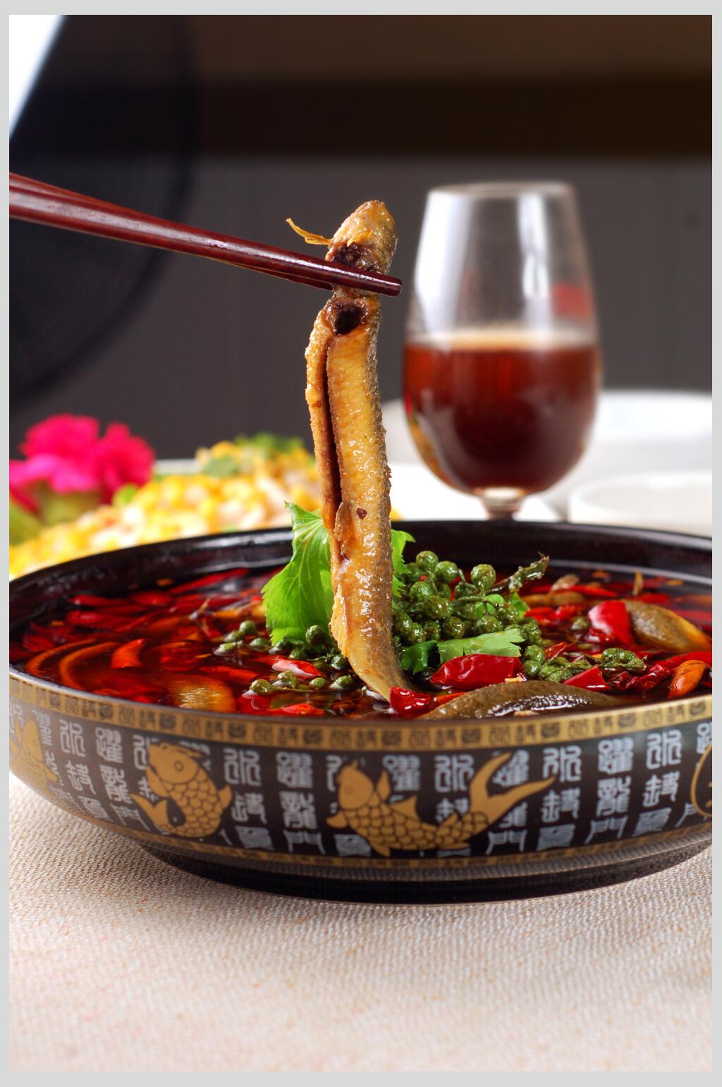 麻辣胖泥鳅食品高清图片素材
