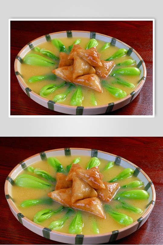 菜胆咖喱角餐饮高清图片