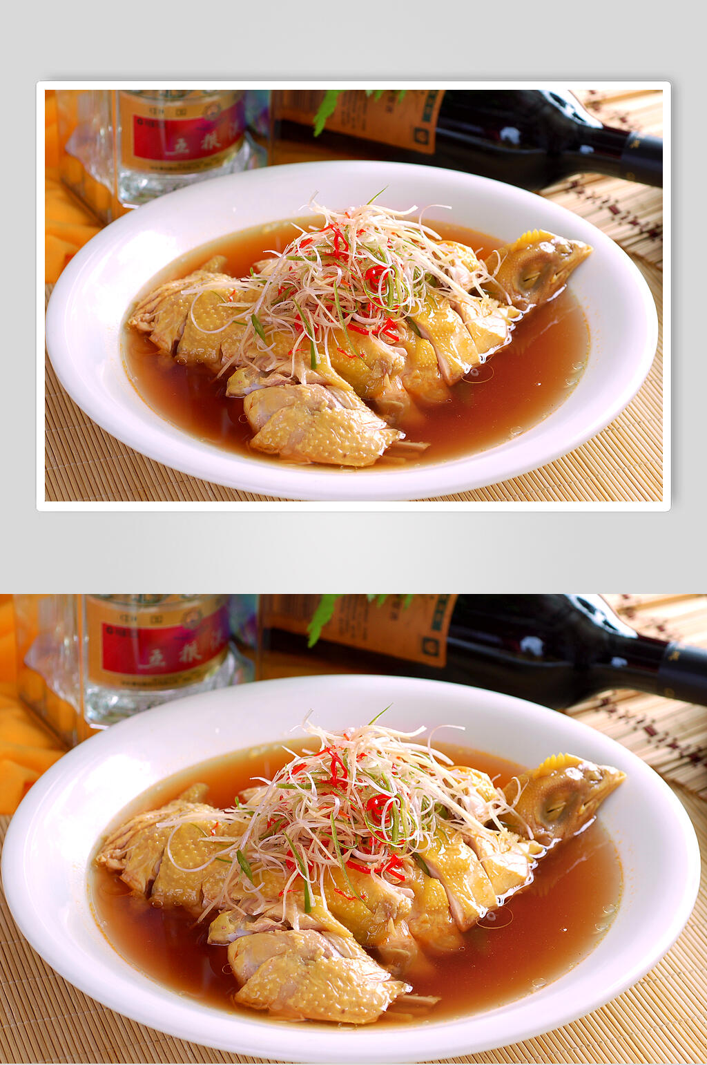古法烹仔鸡美食高清图片素材
