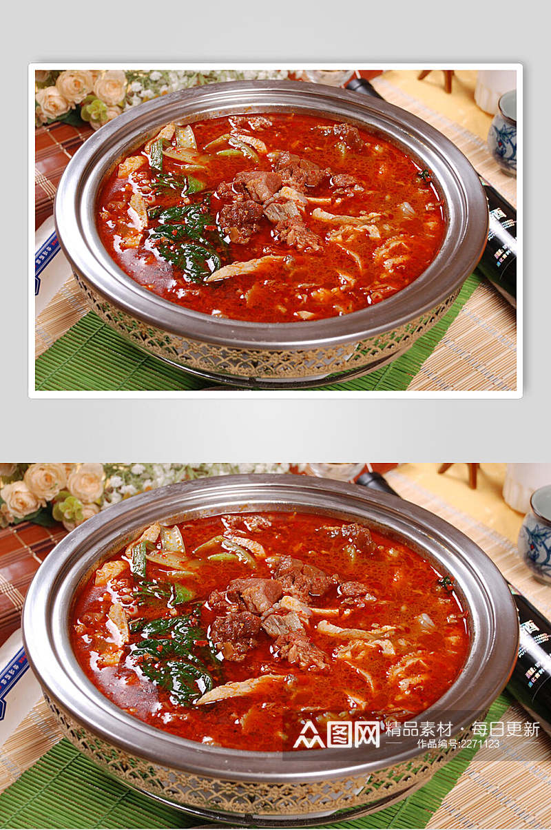 牛杂锅食品高清图片素材