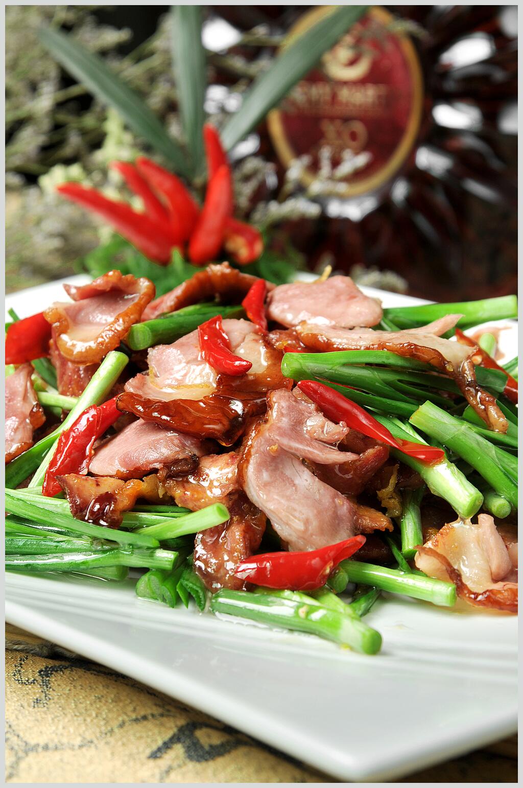韭香茶鸭美食高清图片素材